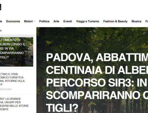 Padova, abbattimento di centinaia di alberi lungo il percorso Sir3: in via morgagni scompariranno quasi tutti i tigli?